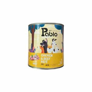 کنسرو سگ برند Pablo پته مرغ و گوشت گاو 800 گرم