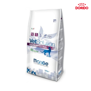 غذای خشک گربه برند monge با مدل درمانی gastrointestinal گاسترواینتستینال - 1/5 کیلوگرم