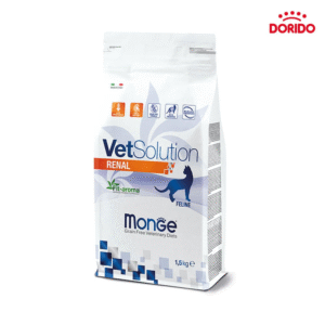 غذای خشک گربه برند monge با مدل درمانی renal دستگاه کلیوی - 1/5 کیلوگرم