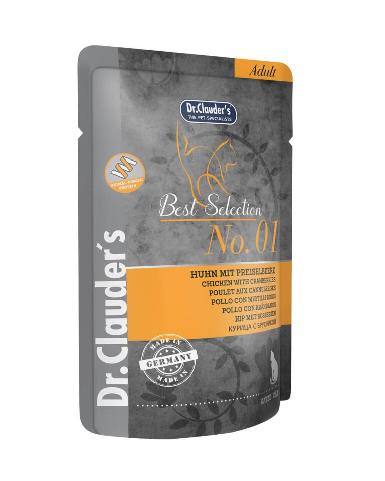 پوچ گربه دکتر کلادرز، مرغ و کرنبری، ۸۵ گرمی