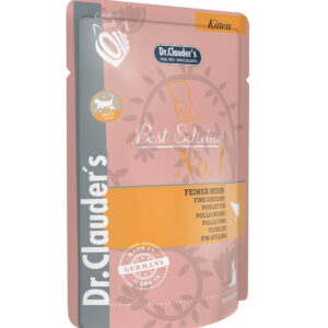 پوچ بچه‌ گربه دکتر کلادرز، طعم مرغ، ۸۵ گرمی